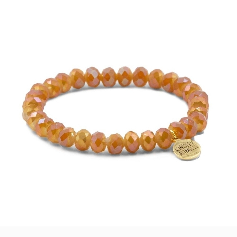 New Kinsley Armelle Halo Collection Sunburst Beaded Bracelet